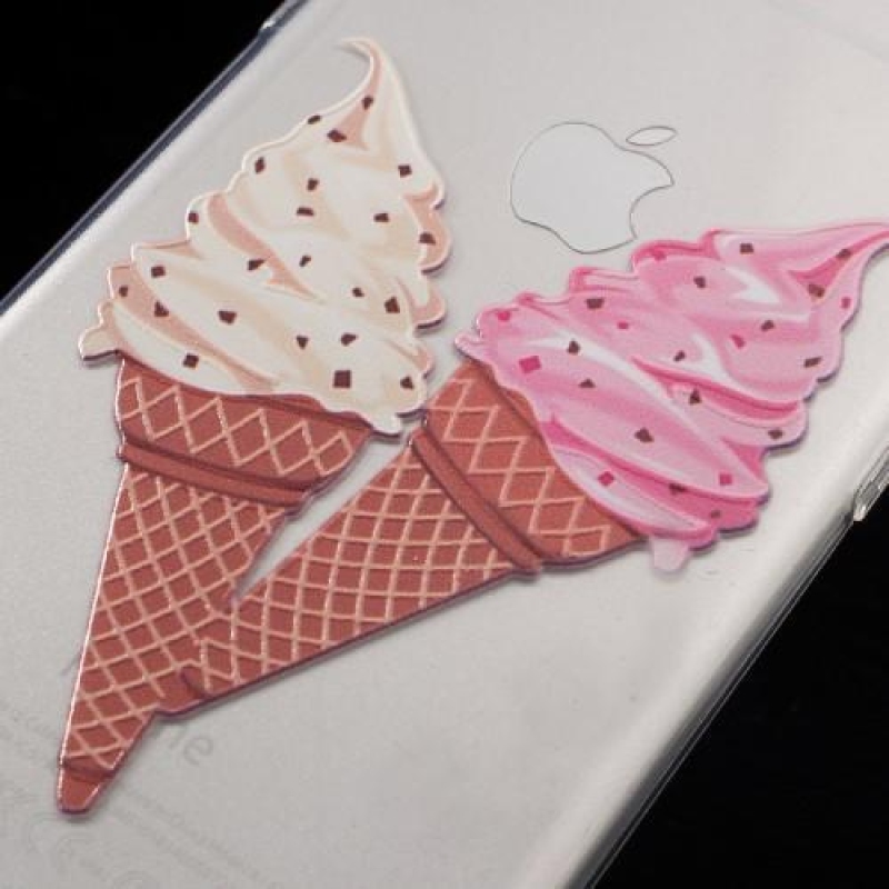 Édes zselés tok iPhone 6s és 6 készülékhez - két kúp