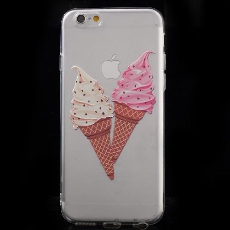 Édes zselés tok iPhone 6s és 6 készülékhez - két kúp