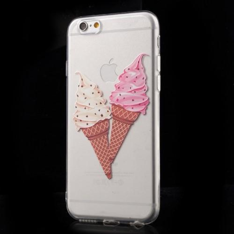 Édes zselés tok iPhone 6s és 6 készülékhez - két kúp