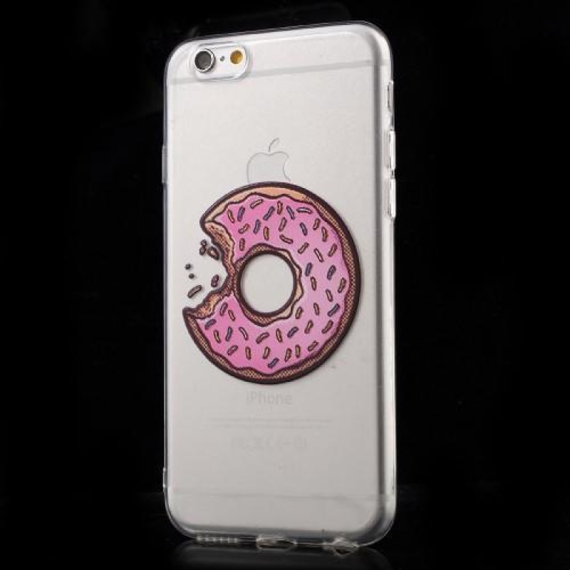 Édes zselés tok iPhone 6s és 6 készülékhez - fánk harapás