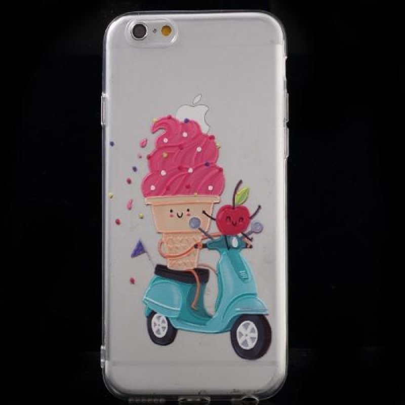 Édes zselés tok iPhone 6s és 6 készülékhez - jégkrém