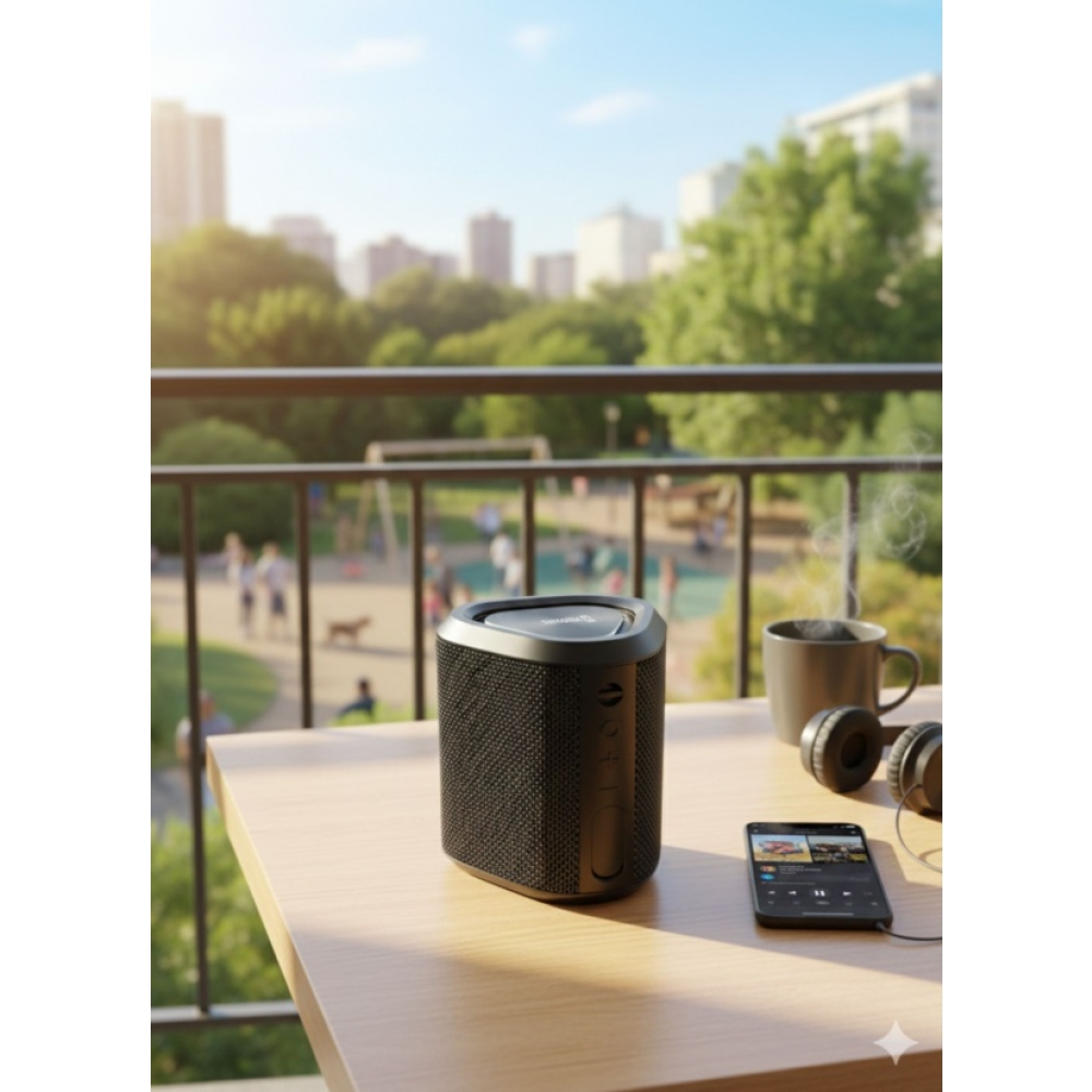 SWISSTEN Bluetooth hangszóró Spectrum 15 W - fekete színben