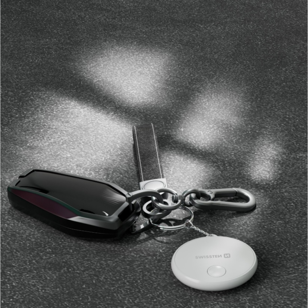 Swissten Find Tag intelligens helymeghatározó Apple Find My funkcióval - fehér