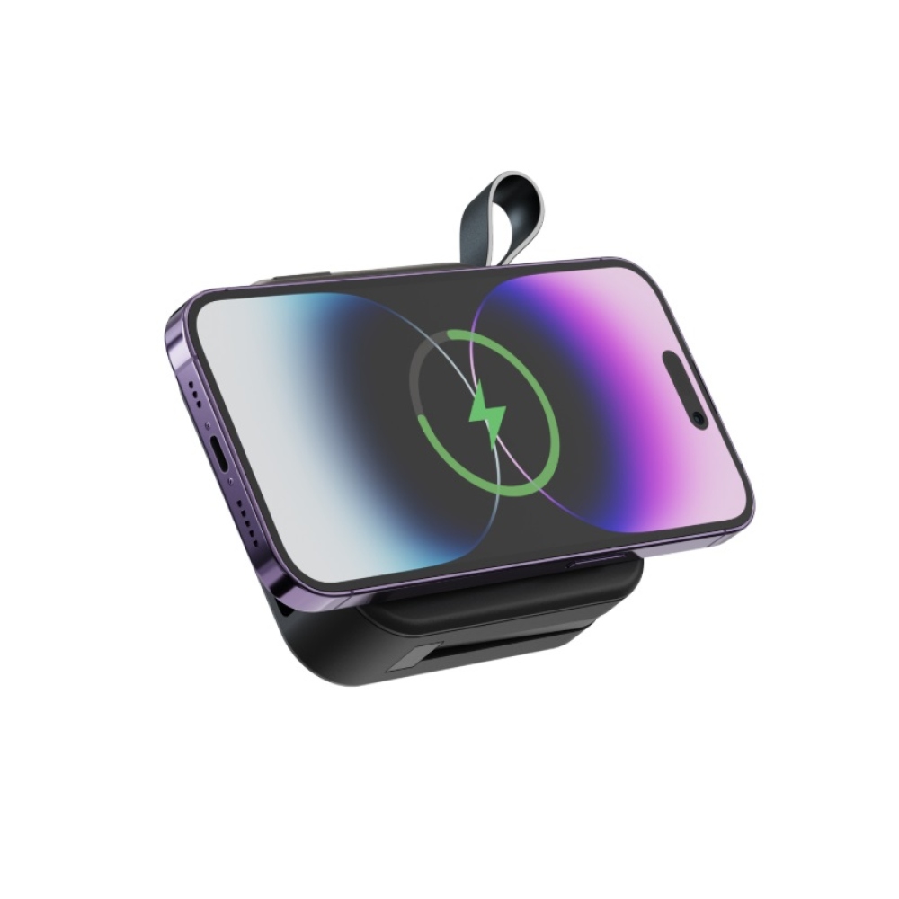 Swissten Powerbank All-in-one Pro cserélhető villákkal (USA, EU, UK) 10000 mAh 20 W - fekete