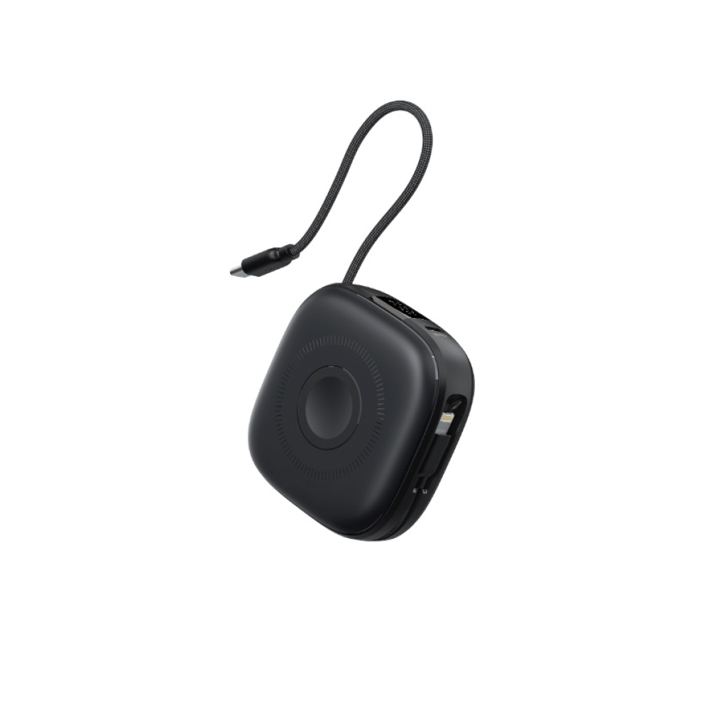 Swissten powerbank Voltbox MagGo 10 000 mAh integrált kábelekkel + MagSafe + Applewatch