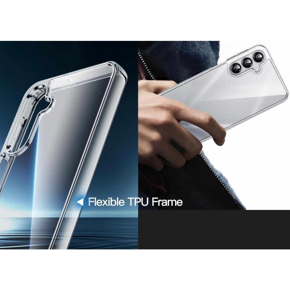 Swissten átlátszó zselés tok Samsung Galaxy S26+ készülékhez - átlátszó