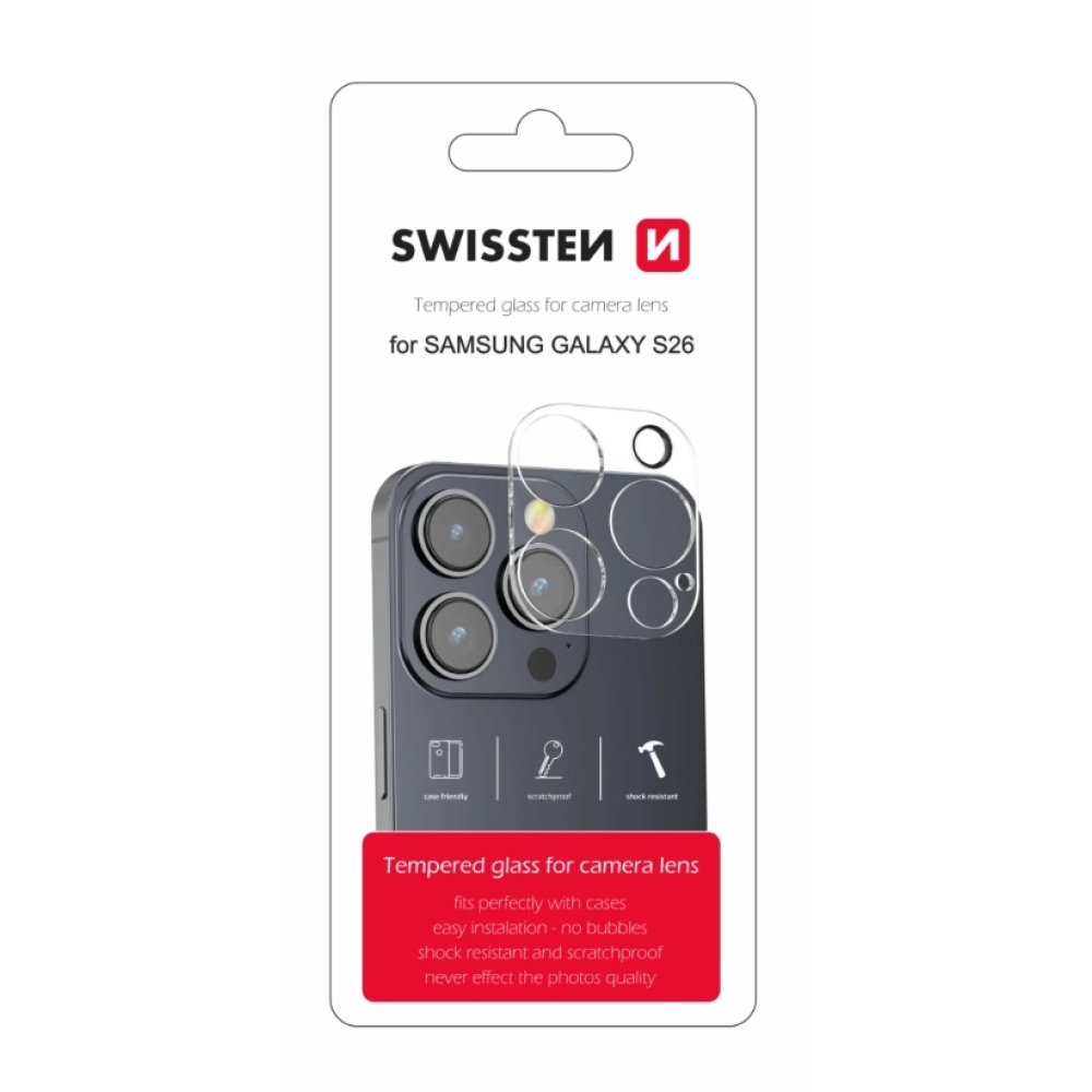Swissten kamera lencse üveg Samsung Galaxy S26-on