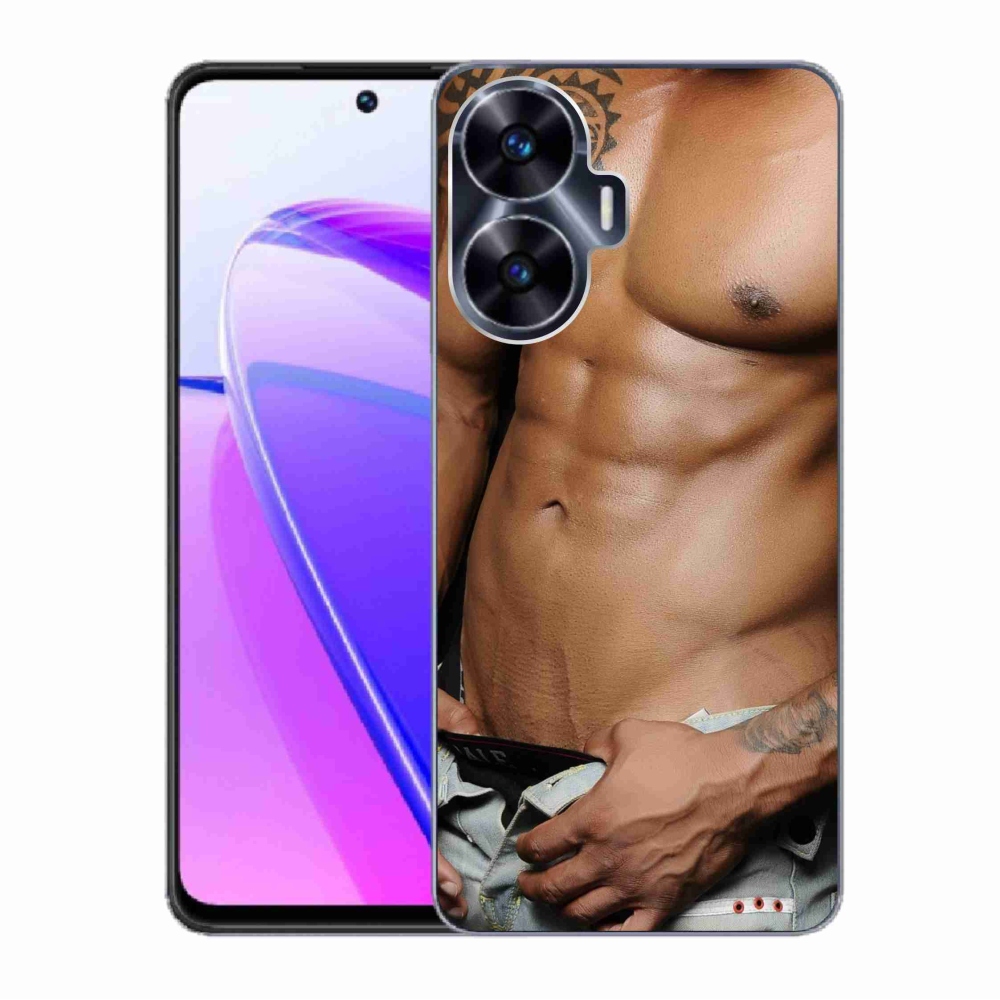 Gél borítás mmCase a Realme C55 készülékhez - szexi férfi