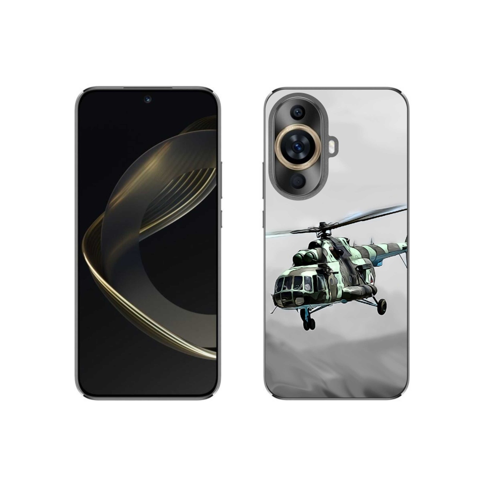 Gél borítás mmCase a Huawei Nova 11-en - katonai helikopter