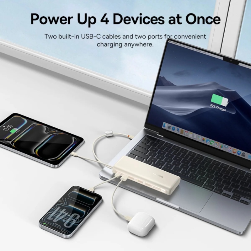 Baseus EnerFill FC41 100 W-os powerbank 20 000 mAh Cosmic Black
