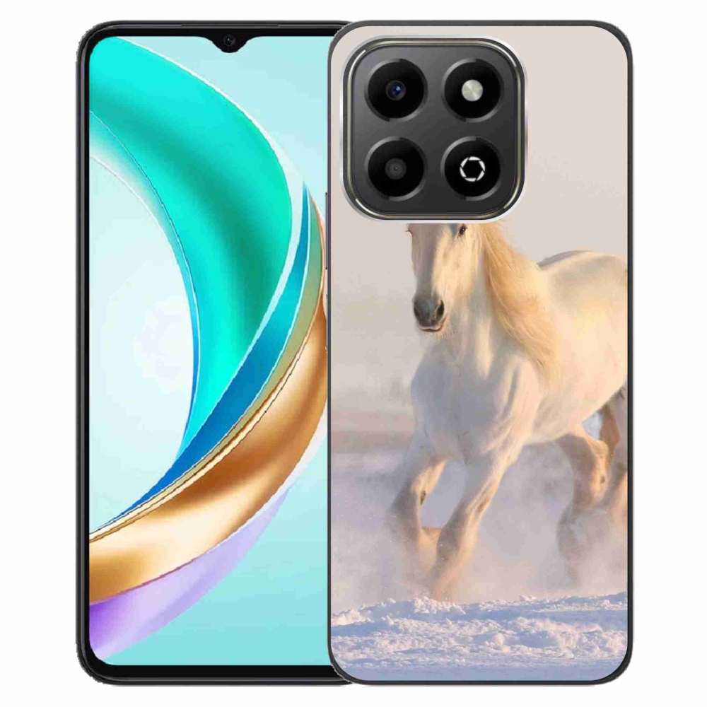 Zselés borítás mmCase a Honor X6b számára - ló a hóban