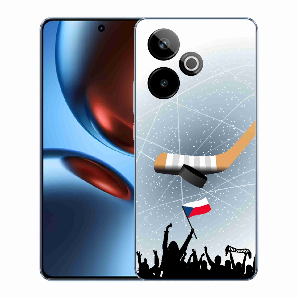 Rugalmas gél tok mmCase képpel a Realme GT 7 5G/GT 7T 5G - hoki rajongók számára