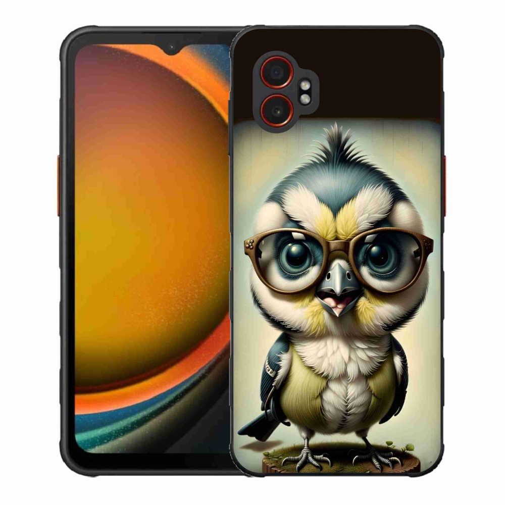 Zselés borítás mmCase Samsung Galaxy Xcover 7 Pro - cub szemüveggel