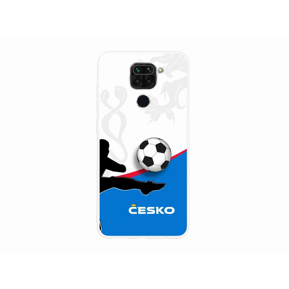 Gél borítás mmCase a Xiaomi Redmi Note 9-hez - futball Csehország 3