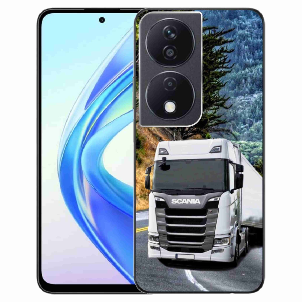 Zselés borítás mmCase a Honor X7b/Honor 90 Smart készülékhez - teherautó 1