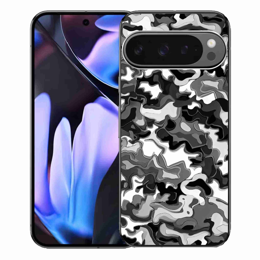 Zselés borítás mmCase a Google Pixel 9 Pro XL-hez - terepszínű minta 3