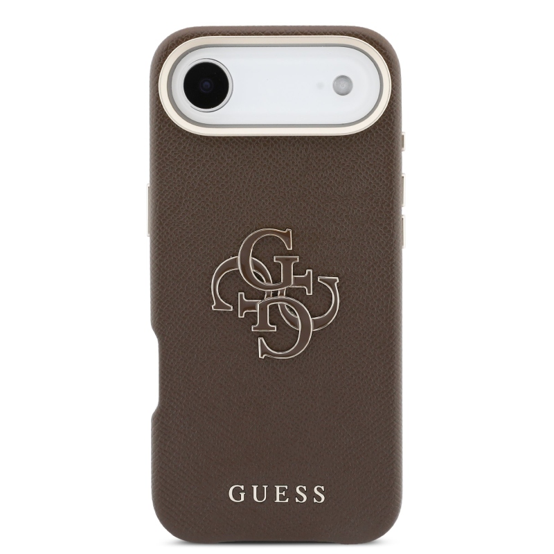 Guess PU gyanta logós hátlap iPhone Air barna színű iPhone Airhez