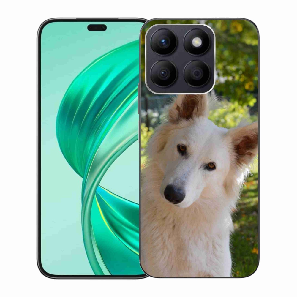 Gél borítás mmCase a Honor X8b készülékhez - Fehér svájci juhász 1