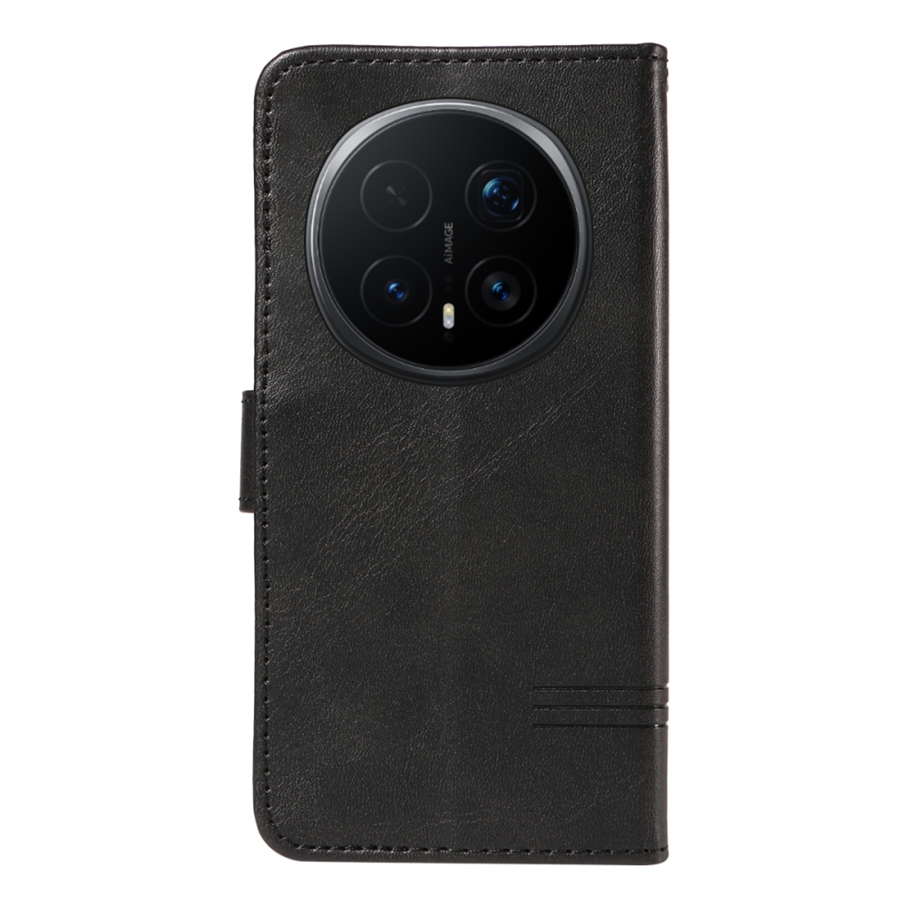 Póló alakú könyvtáska Honor Magic 8 Pro 5G számára - fekete