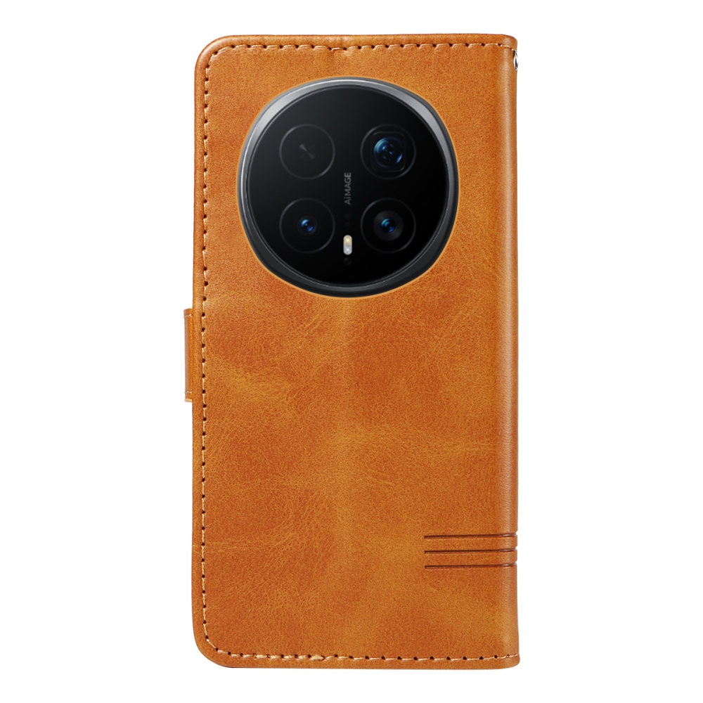 Póló alakú könyvtáska Honor Magic 8 Pro 5G számára - barna