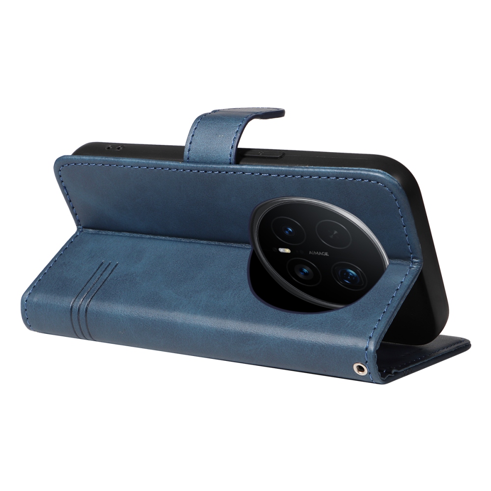 Póló alakú könyvtáska Honor Magic 8 Pro 5G számára - kék