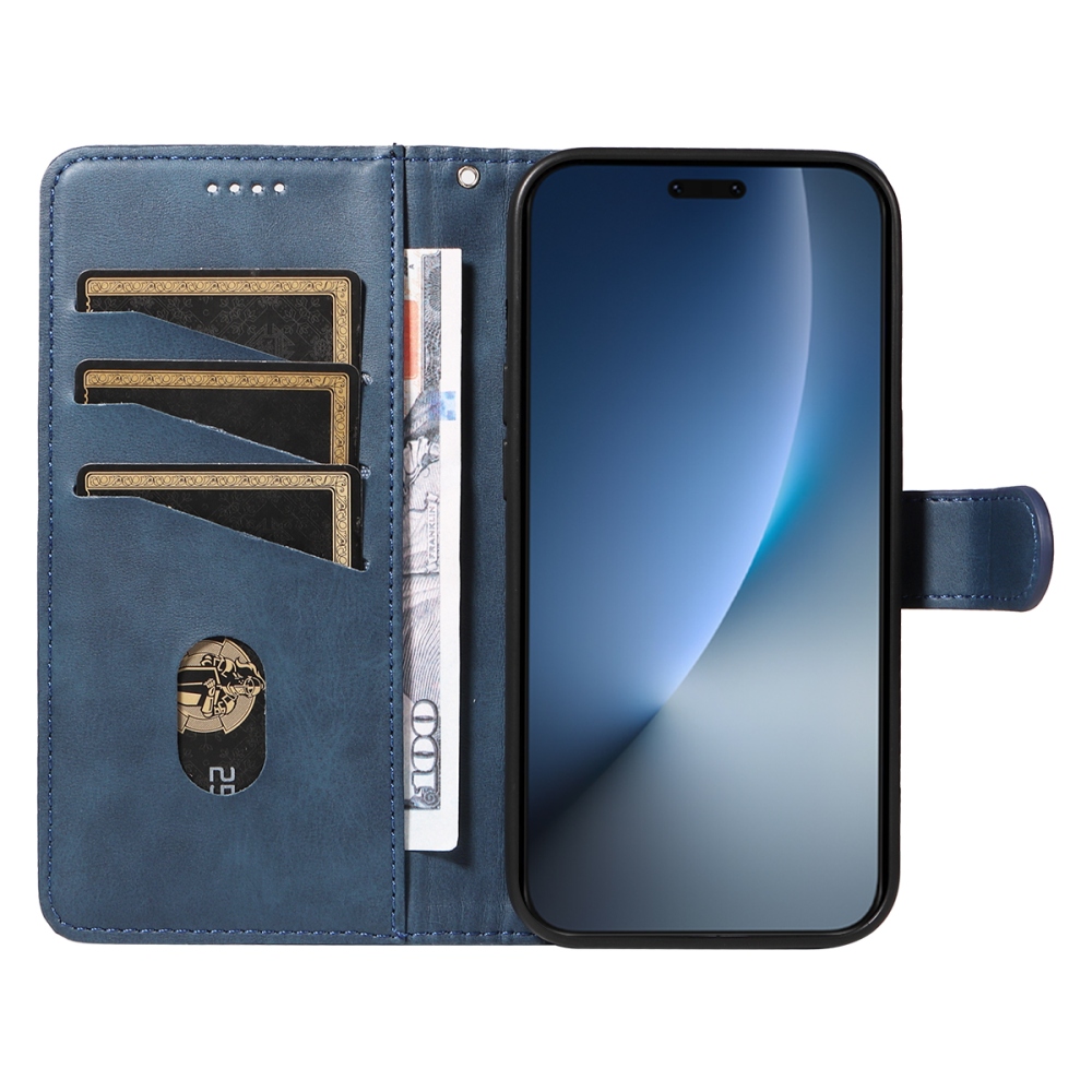 Póló alakú könyvtáska Honor Magic 8 Pro 5G számára - kék