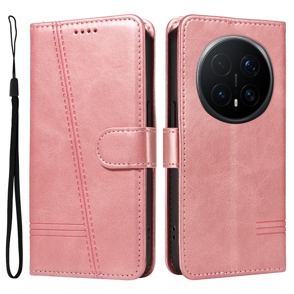 Póló alakú könyvtáska Honor Magic 8 Pro 5G-hez - rózsaarany