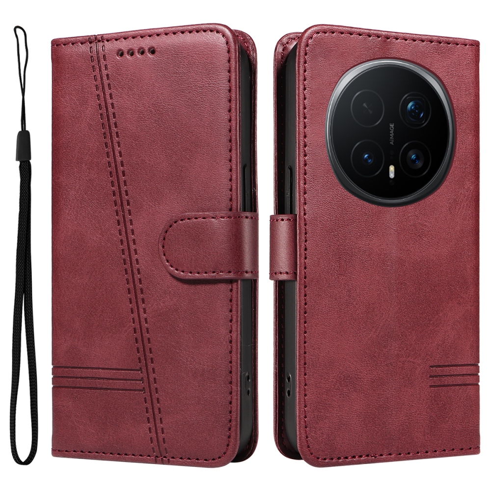 Póló alakú könyvtáska Honor Magic 8 Pro 5G - bordó színben