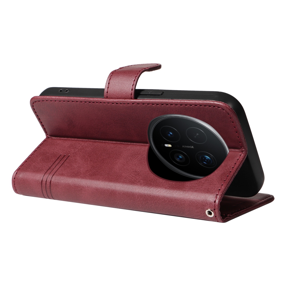 Póló alakú könyvtáska Honor Magic 8 Pro 5G - bordó színben