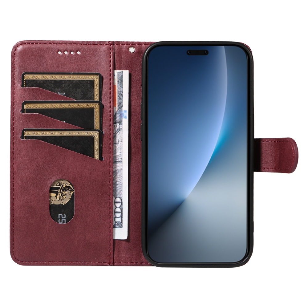 Póló alakú könyvtáska Honor Magic 8 Pro 5G - bordó színben