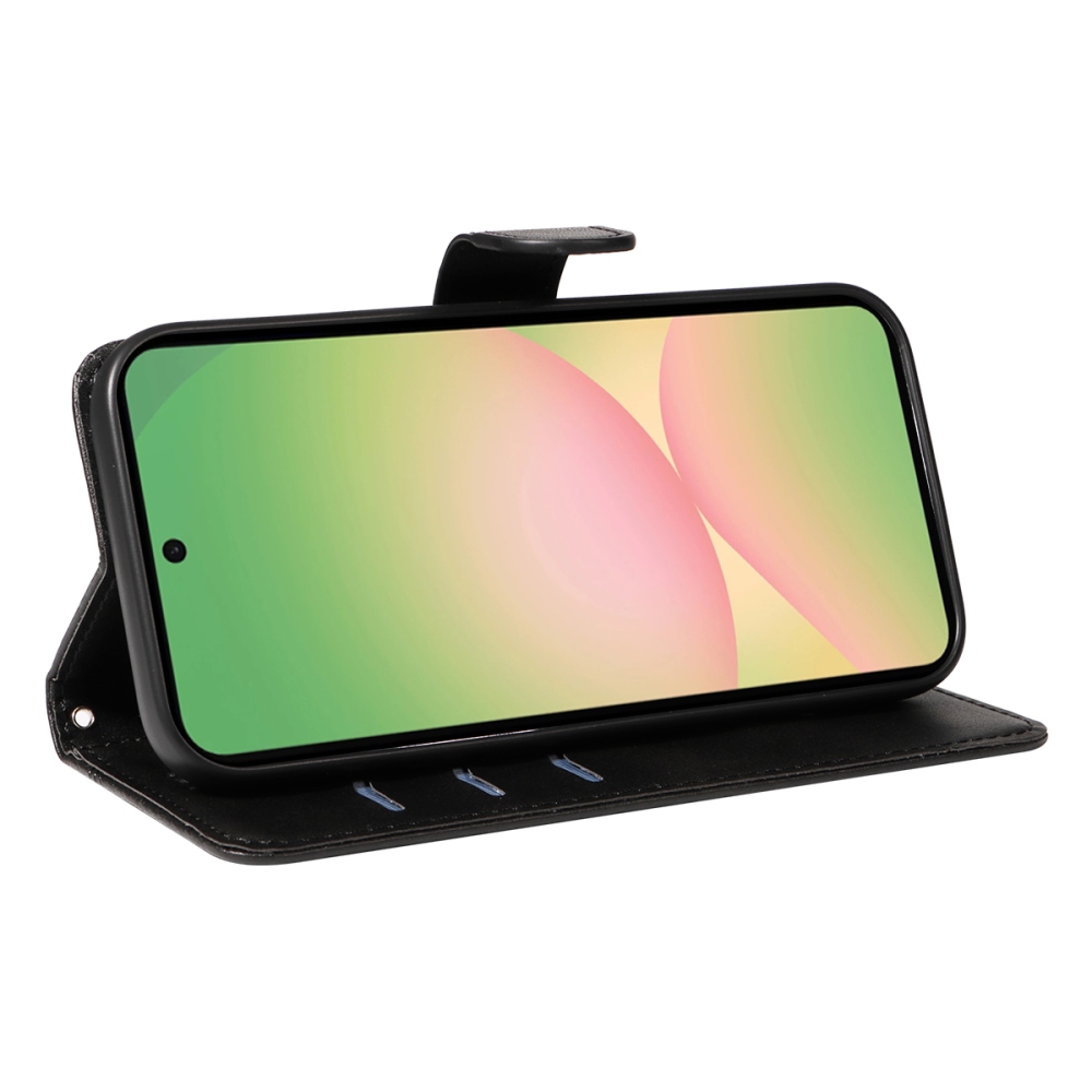 Póló alakú könyvtáska Samsung Galaxy A57 5G készülékhez - fekete