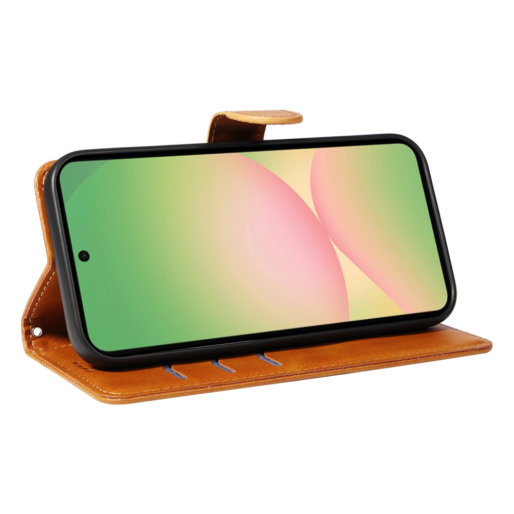 Póló alakú könyvtáska Samsung Galaxy A57 5G - barna