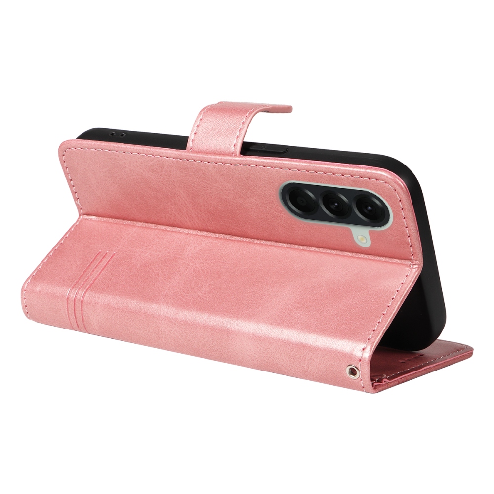 Póló alakú könyvtáska Samsung Galaxy A57 5G - rózsaarany