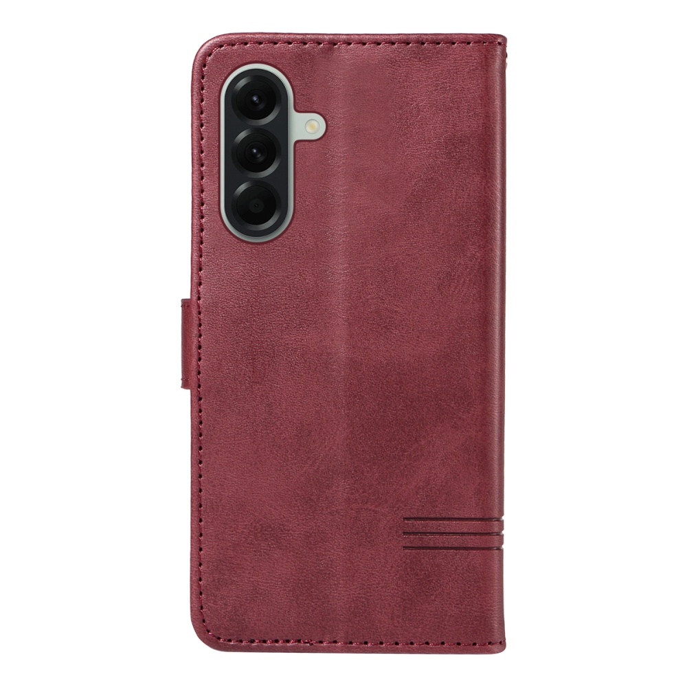 Póló alakú könyvtáska Samsung Galaxy A57 5G - bordó színű