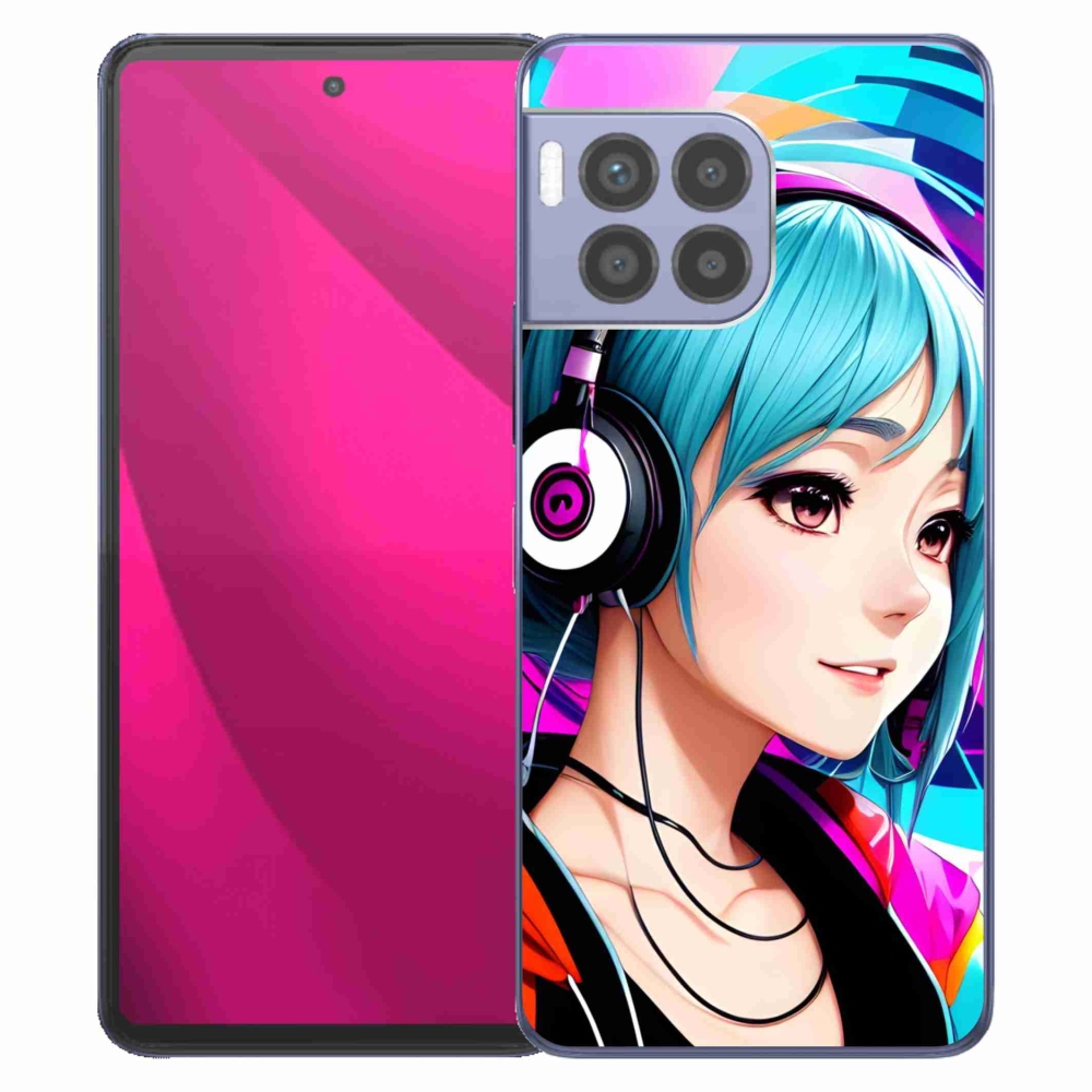 Zselés borítás mmCase a T-Mobile T Phone 2 Pro készülékhez - lány fejhallgatóval