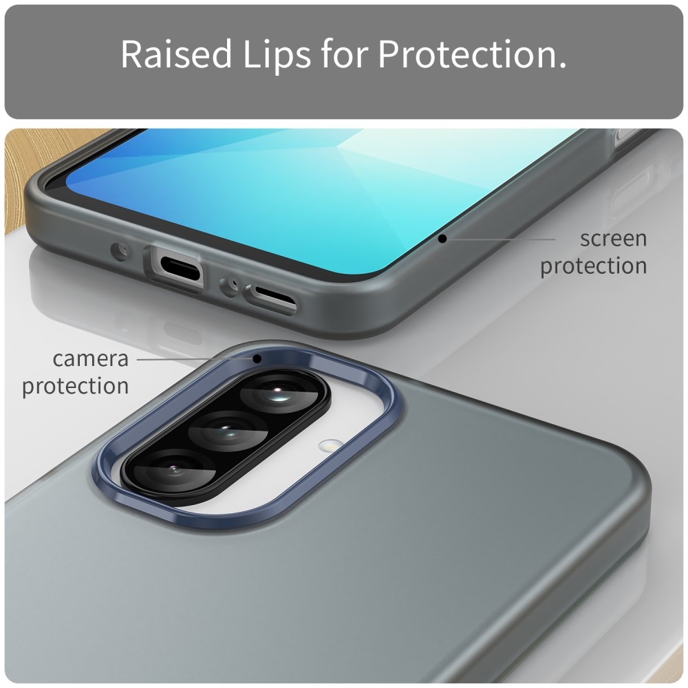 Candys matt zselés tok Samsung Galaxy A26 5G - sötétkék