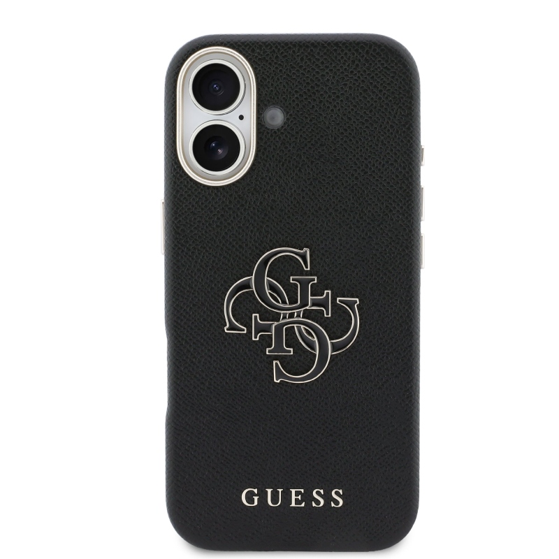 Guess PU gyanta logó hátlap iPhone 17 fekete