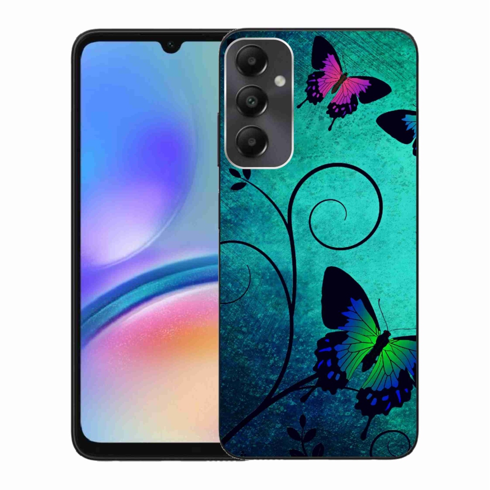 Gél borítás mmCase Samsung Galaxy A05s készülékhez - színes pillangók