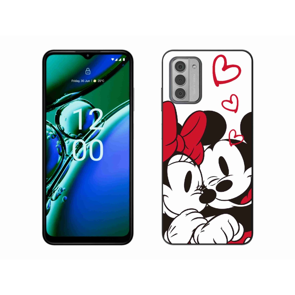 Zselés borítás mmCase a Nokia G42 készülékhez - minnie és mickey