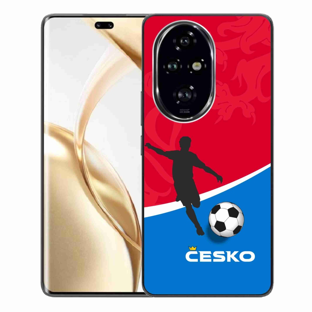 Gél borítás mmCase a Honor 200 Pro 5G számára - futball Csehország