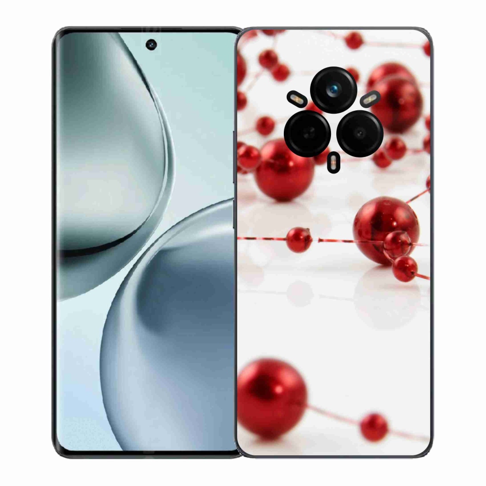 Gél borítás mmCase a Realme 14 Pro+ 5G számára - karácsonyi lánc