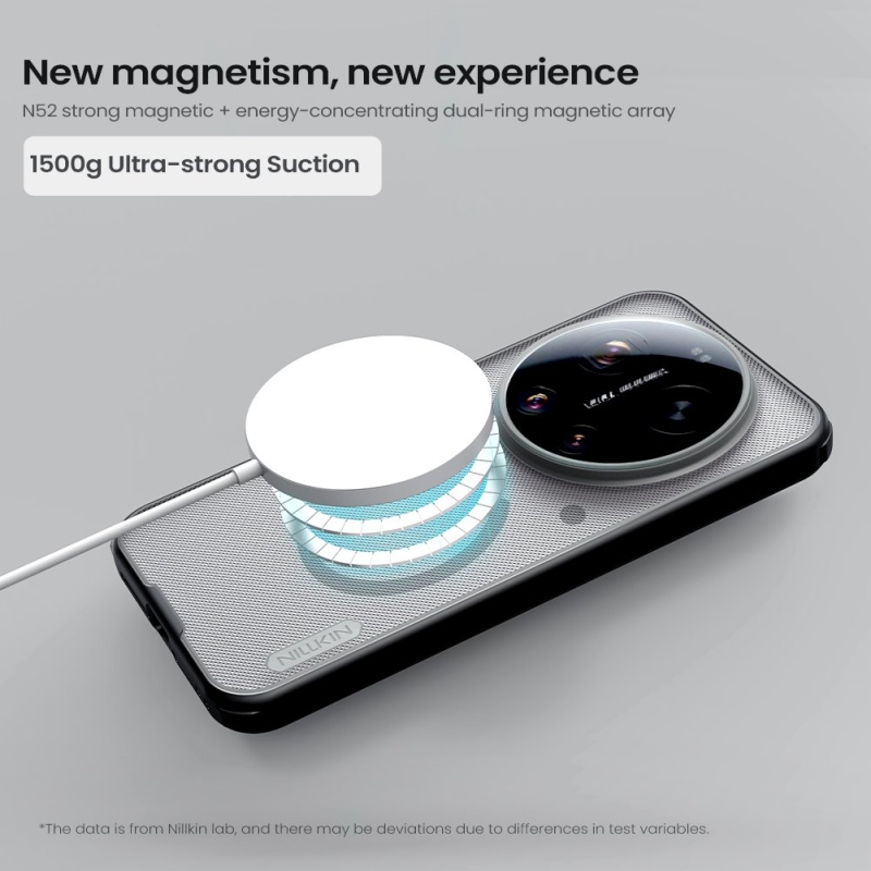 Nillkin Super Frosted PRO mágneses hátlap Xiaomi 17 Ultra átlátszó fekete