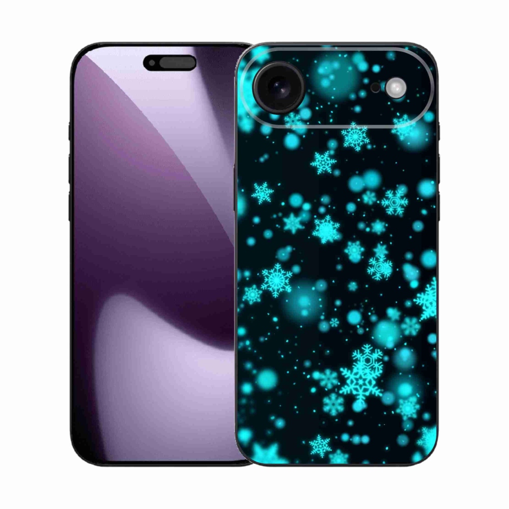 Gél borítás mmCase iPhone 17 Air készülékhez - hópelyhek 1