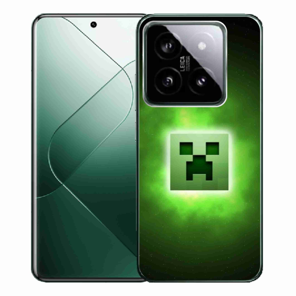 Gél borítás mmCase a Xiaomi 14 Pro számára - minecraft