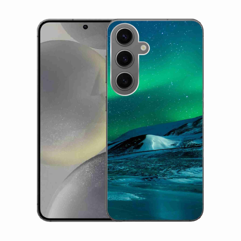 Gél borítás mmCase Samsung Galaxy S24 készülékhez - sarki fény