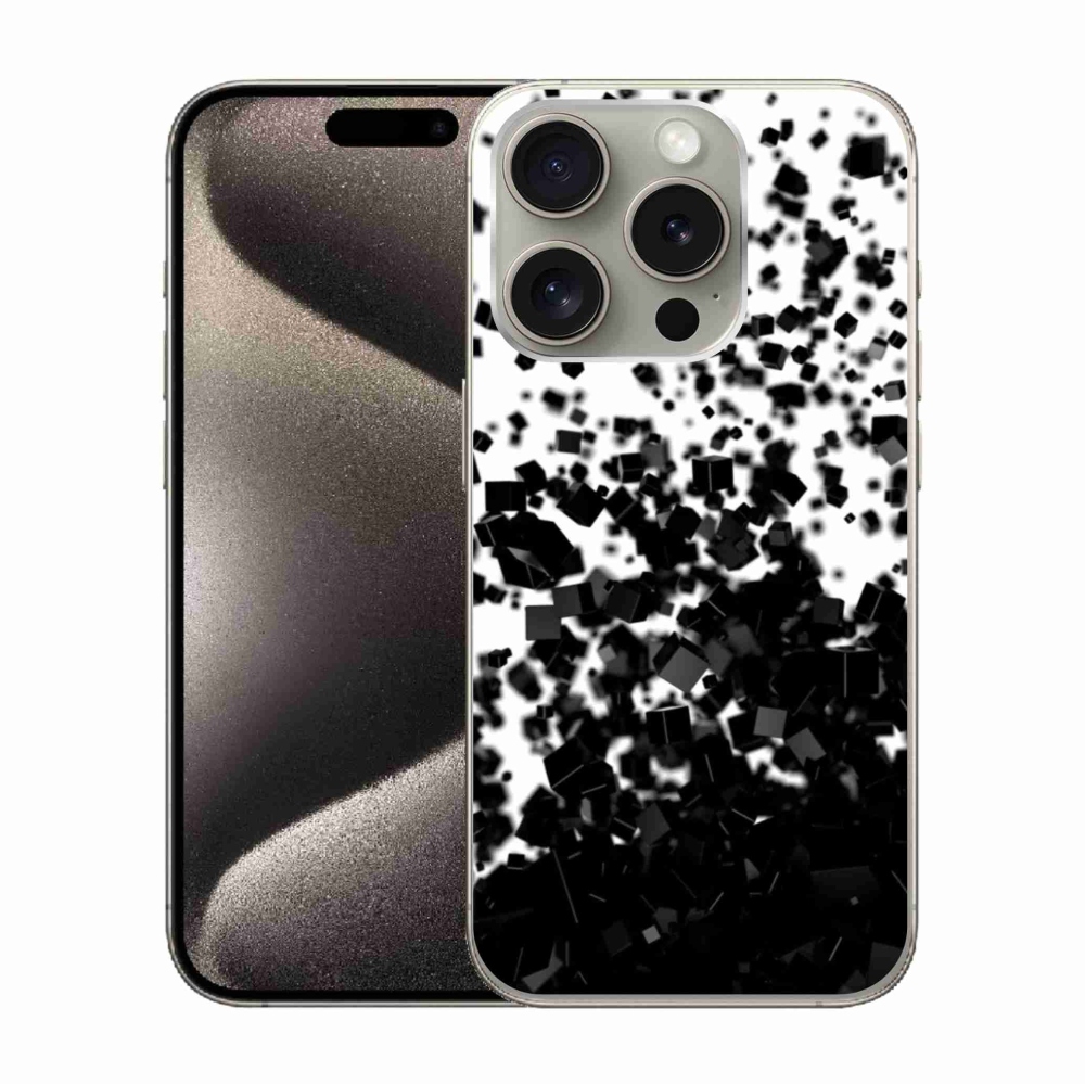 Zselés borítás mmCase iPhone 15 Pro készülékhez - absztrakt minta 1