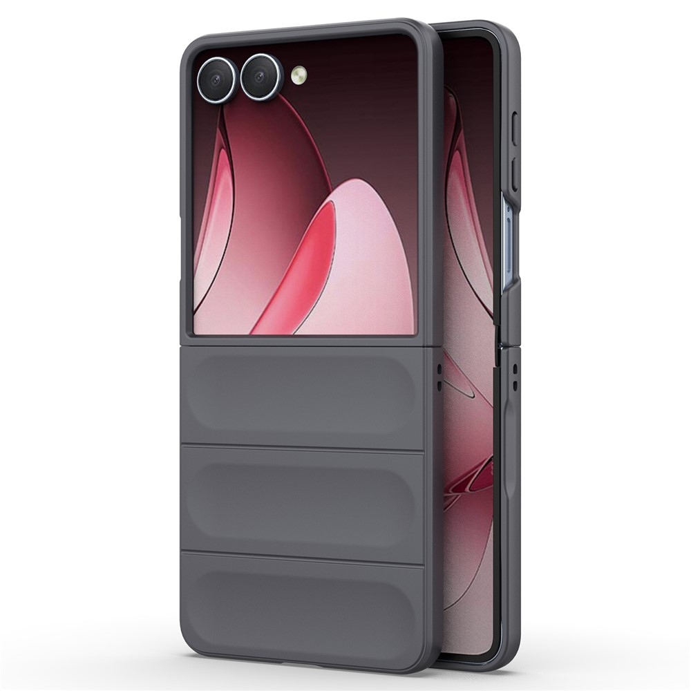 Rugg tartós zselés tok Samsung Galaxy Z Flip7 5G készülékhez - sötétszürke