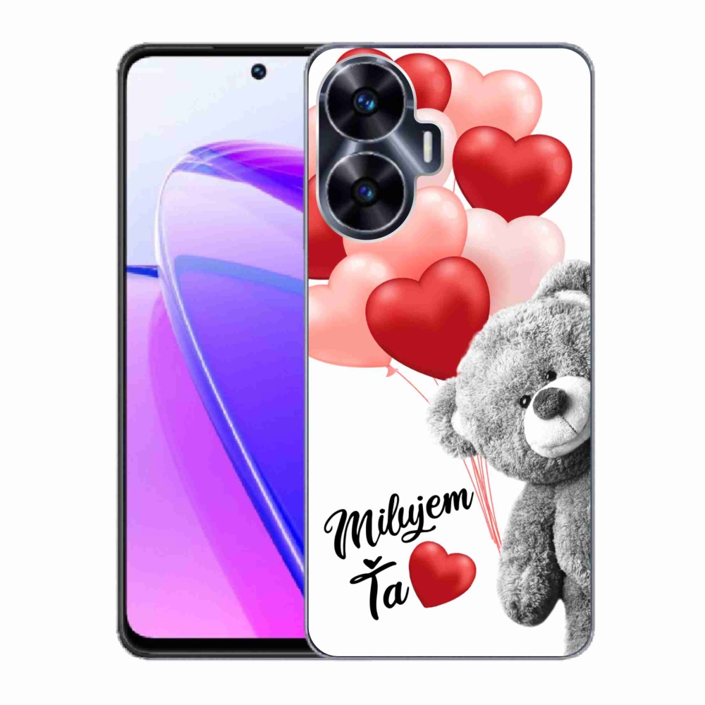 Gél tok mmCase a Realme C55 készülékhez - I love you en