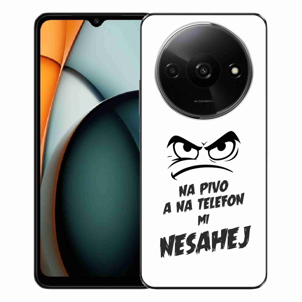 Gél borítás mmCase a Xiaomi Redmi A3 - sör motívum 2 fehér háttérhez