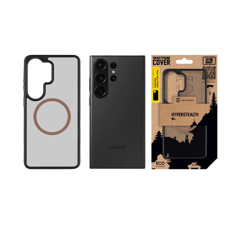 Taktikai MagForce Hyperstealth 2.0 borító Samsung Galaxy S26 Ultra Black/Moucha Moose számára